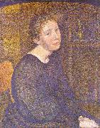 Lemmen, Georges Portrait of Mme. Lemmen oil on canvas